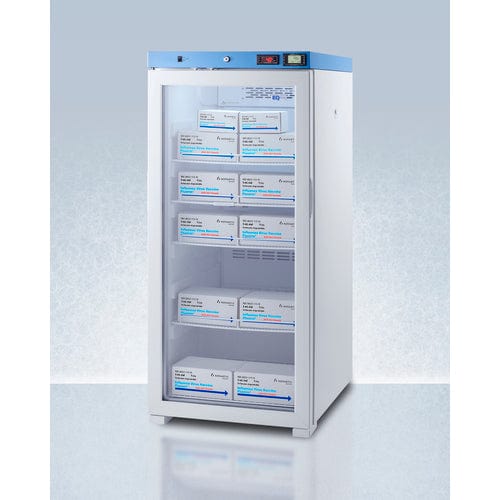 Summit Healthcare Refrigerator EQTemp 24&quot; Wide Upright Healthcare Refrigerator, Certified to NSF/ANSI 456 Vaccine Storage Standard ACR1012GNSF456LHD