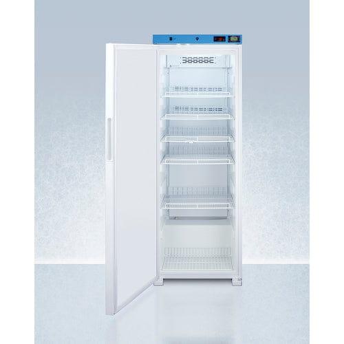 Summit Healthcare Refrigerator EQTemp 24" Wide Upright Healthcare Refrigerator, Certified to NSF/ANSI 456 Vaccine Storage Standard ACR1321WNSF456LHD