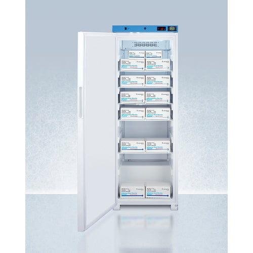 Summit Healthcare Refrigerator EQTemp 24&quot; Wide Upright Healthcare Refrigerator, Certified to NSF/ANSI 456 Vaccine Storage Standard ACR1321WNSF456LHD