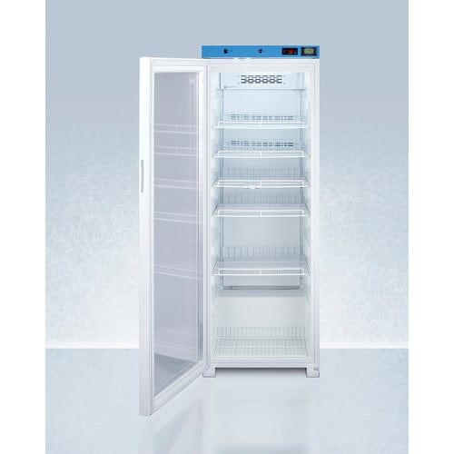 Summit Healthcare Refrigerator EQTemp 24&quot; Wide Upright Healthcare Refrigerator, Certified to NSF/ANSI 456 Vaccine Storage Standard ACR1322GNSF456LHD