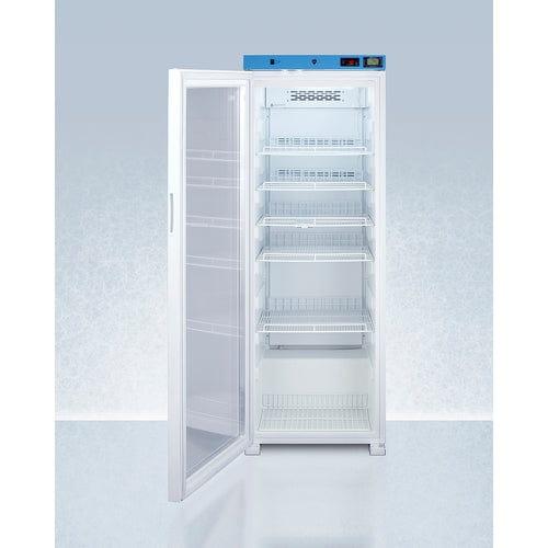 Summit Healthcare Refrigerator EQTemp 24" Wide Upright Healthcare Refrigerator, Certified to NSF/ANSI 456 Vaccine Storage Standard ACR1322GNSF456LHD