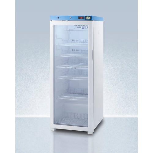 Summit Healthcare Refrigerator EQTemp 24" Wide Upright Healthcare Refrigerator, Certified to NSF/ANSI 456 Vaccine Storage Standard ACR1322GNSF456LHD