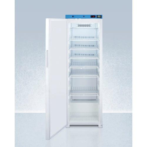 Summit Healthcare Refrigerator EQTemp 24&quot; Wide Upright Healthcare Refrigerator, Certified to NSF/ANSI 456 Vaccine Storage Standard ACR1601WNSF456LHD