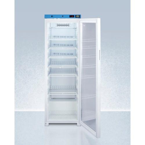 Summit Healthcare Refrigerator EQTemp 24" Wide Upright Healthcare Refrigerator, Certified to NSF/ANSI 456 Vaccine Storage Standard ACR1602GNSF456