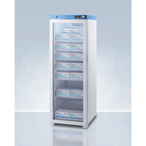 Summit Healthcare Refrigerator EQTemp 24" Wide Upright Healthcare Refrigerator, Certified to NSF/ANSI 456 Vaccine Storage Standard ACR1602GNSF456LHD