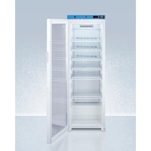 Summit Healthcare Refrigerator EQTemp 24" Wide Upright Healthcare Refrigerator, Certified to NSF/ANSI 456 Vaccine Storage Standard ACR1602GNSF456LHD