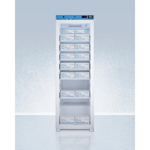 Summit Healthcare Refrigerator EQTemp 24&quot; Wide Upright Healthcare Refrigerator, Certified to NSF/ANSI 456 Vaccine Storage Standard ACR1602GNSF456LHD