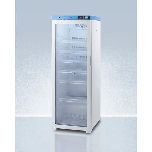 Summit Healthcare Refrigerator EQTemp 24" Wide Upright Healthcare Refrigerator, Certified to NSF/ANSI 456 Vaccine Storage Standard ACR1602GNSF456LHD