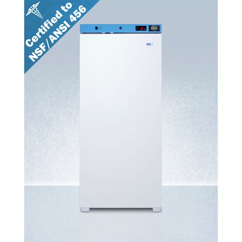 Summit Healthcare Refrigerator EQTemp ACR1011WNSF456LHD 24" Wide Upright Medical Refrigerator, Certified to NSF/ANSI 456 Vaccine Storage Standard