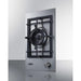 Summit Summit 12" Wide 1-Burner Gas Cooktop In Stainless Steel GCJ1SS