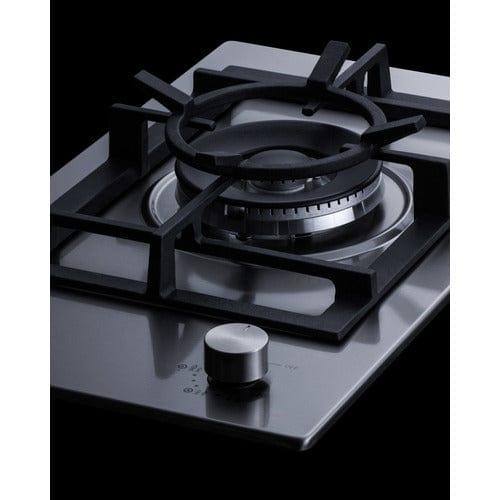 Summit Summit 12" Wide 1-Burner Gas Cooktop In Stainless Steel GCJ1SS