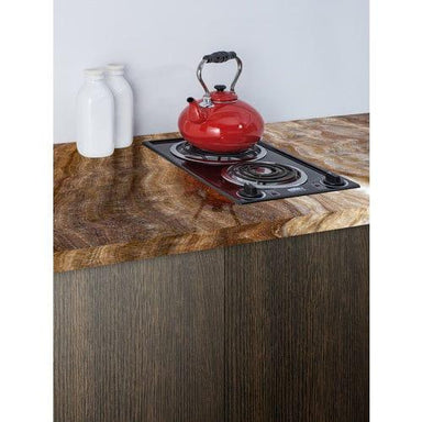 Summit Summit 12" Wide 115V 2-Burner Coil Cooktop CCE212BL