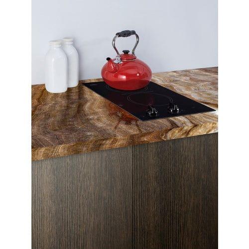 Summit Summit 12" Wide 115V 2-Burner Radiant Cooktop CR2110B