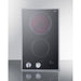 Summit Summit 12" Wide 115V 2-Burner Radiant Cooktop CR2B12ST