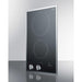 Summit Summit 12" Wide 115V 2-Burner Radiant Cooktop CR2B12ST