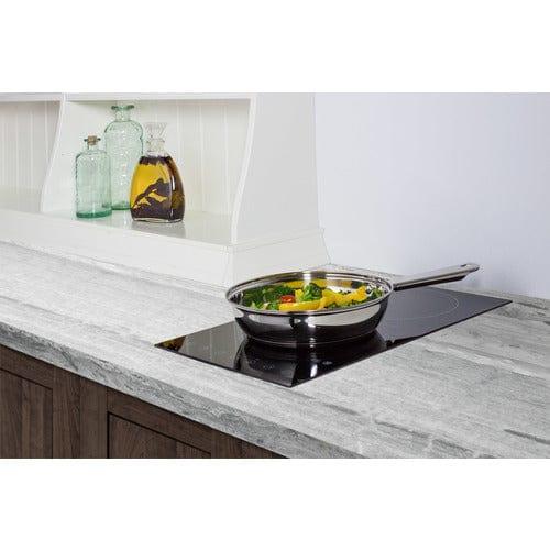 Summit Summit 12" Wide 115V 2-Burner Radiant Cooktop CR2B15T1B