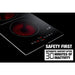 Summit Summit 12" Wide 115V 2-Burner Radiant Cooktop With Safety Shutoff CRH2BT30115