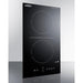 Summit Summit 12" Wide 115V 2-Burner Radiant Cooktop With Safety Shutoff CRH2BT30115