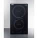 Summit Summit 12" Wide 115V 2-Zone Induction Cooktop, Cord Included SINC2B115