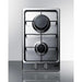 Summit Summit 12" Wide 2-Burner Gas Cooktop GC22SS