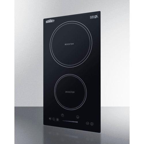 Summit Summit 12" Wide 208-240V 2-Zone Induction Cooktop SINC2B230B
