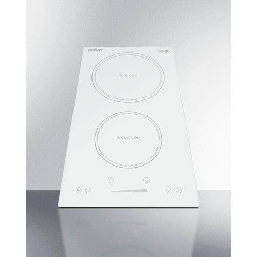 Summit Summit 12" Wide 208-240V 2-Zone Induction Cooktop SINC2B231W