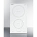 Summit Summit 12" Wide 208-240V 2-Zone Induction Cooktop SINC2B231W