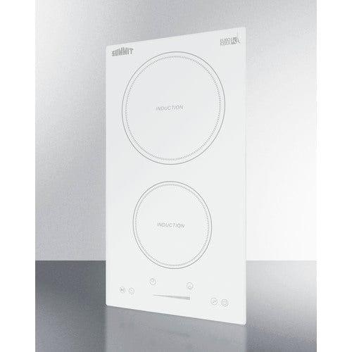 Summit Summit 12" Wide 208-240V 2-Zone Induction Cooktop SINC2B231W