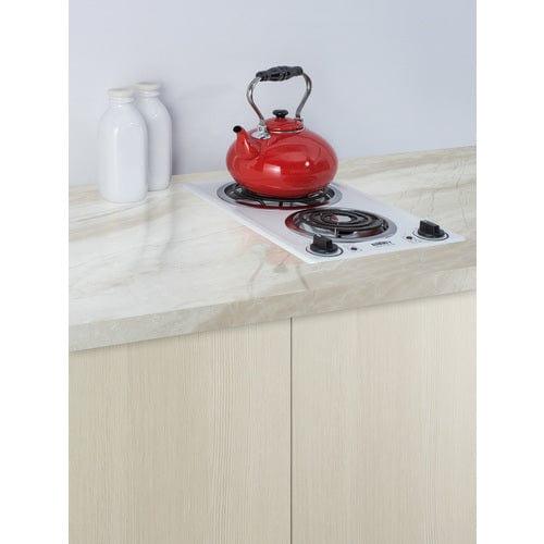 Summit Summit 12" Wide 230V 2-Burner Coil Cooktop CCE225WH