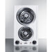 Summit Summit 12" Wide 230V 2-Burner Coil Cooktop CCE225WH