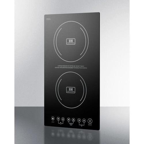 Summit Summit 12" Wide 230V 2-Burner Induction Cooktop SINC2220
