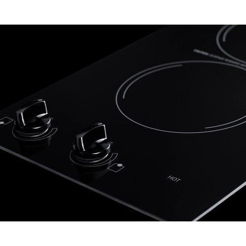 Summit Summit 12&quot; Wide 230V 2-Burner Radiant Cooktop CR2220B