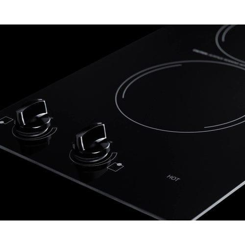 Summit Summit 12" Wide 230V 2-Burner Radiant Cooktop CR2220B
