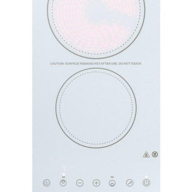 Summit Summit 12" Wide 230V 2-Burner Radiant Cooktop CR2B23T4W
