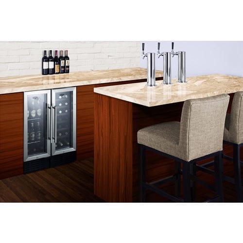 Summit Wine Cellar Summit 12" wide Built-In Wine Cellar SWC1224B