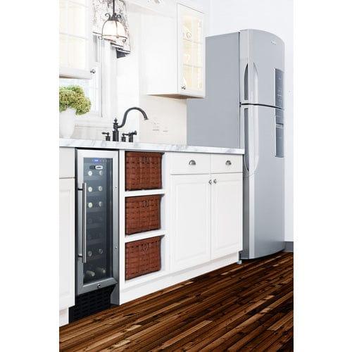 Summit Wine Cellar Summit 12" wide Built-In Wine Cellar SWC1224B
