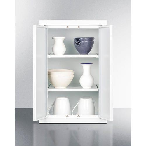 Summit Prefabricated Kitchens & Kitchenettes Summit 12" Wide Wall Cabinet CAB1218TALLWH