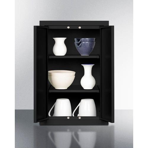Summit Summit 12" Wide Wall Cabinet CAB12TALLBLK