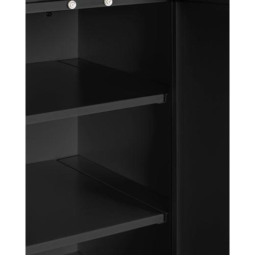 Summit Summit 12" Wide Wall Cabinet CAB12TALLBLK