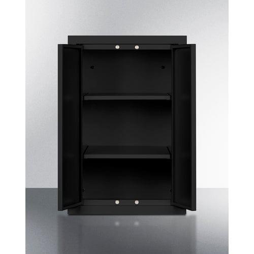 Summit Summit 12" Wide Wall Cabinet CAB12TALLBLK
