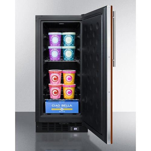 Summit Freezers Summit 15" Built-In All-Freezer (Panel Not Included) SCFF1533BIF
