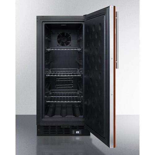Summit Freezers Summit 15" Built-In All-Freezer (Panel Not Included) SCFF1533BIF