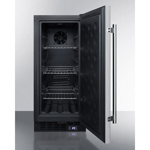 Summit Freezers Summit 15" Built-In All-Freezer SCFF1533BSS