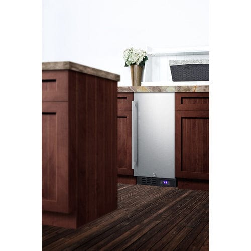 Summit Freezers Summit 15" Built-In All-Freezer SCFF1533BSS