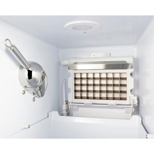 Summit Ice Makers Summit 15 Inch Indoor/Outdoor 50lb Icemaker, 25lb Storage Capacity; ADA Compliant