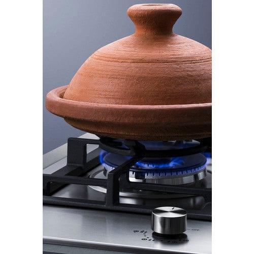 Summit Summit 15" Wide 1-Burner Gas Cooktop In Stainless Steel GCJ1SSTK15