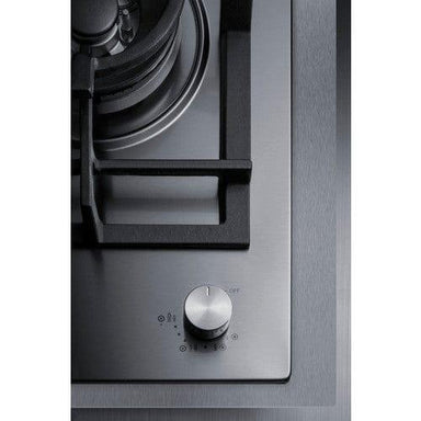 Summit Summit 15" Wide 1-Burner Gas Cooktop In Stainless Steel GCJ1SSTK15