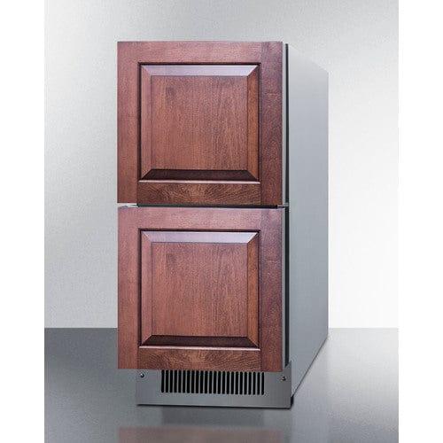 Summit Refrigerators Summit 15" Wide 2-Drawer All-Refrigerator, ADA Compliant ADRD15