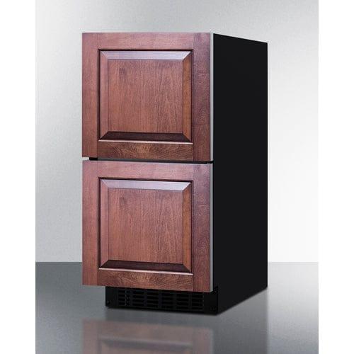 Summit Refrigerators Summit 15" Wide 2-Drawer All-Refrigerator, ADA Compliant ASDR1524