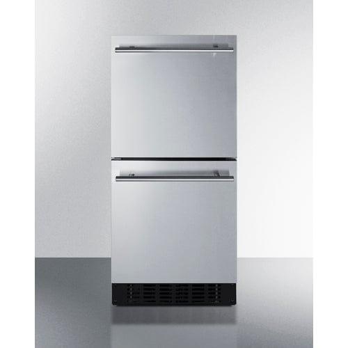 Summit Refrigerators Summit 15&quot; Wide 2-Drawer All-Refrigerator, ADA Compliant ASDR1524